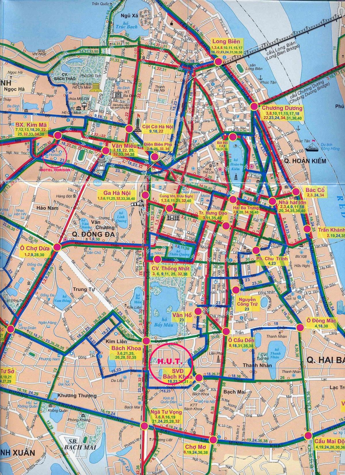 地图河内旅17路线