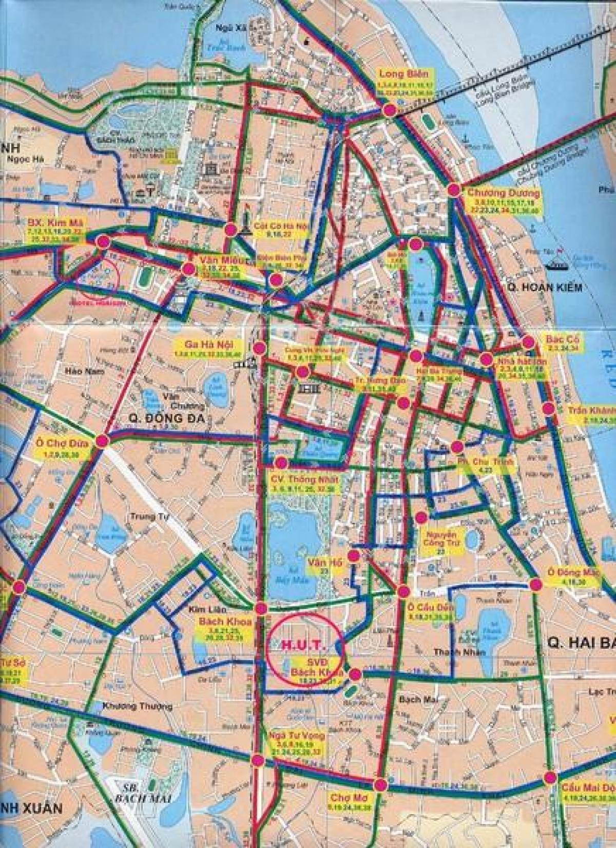 河内旅的路线地图