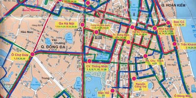 地图河内市巴士