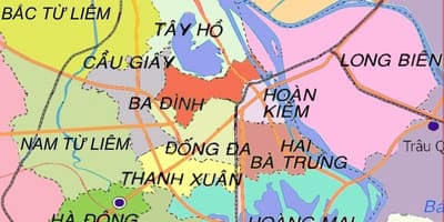 地图ha东区河内